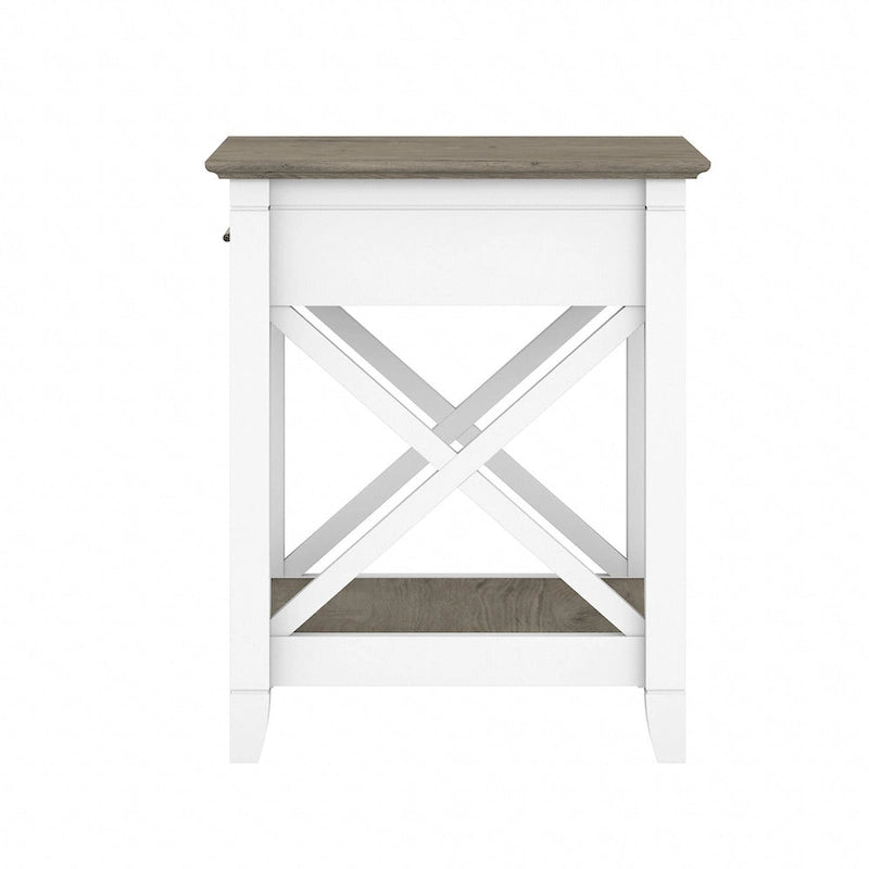 Coastal Box Drawer Nightstand