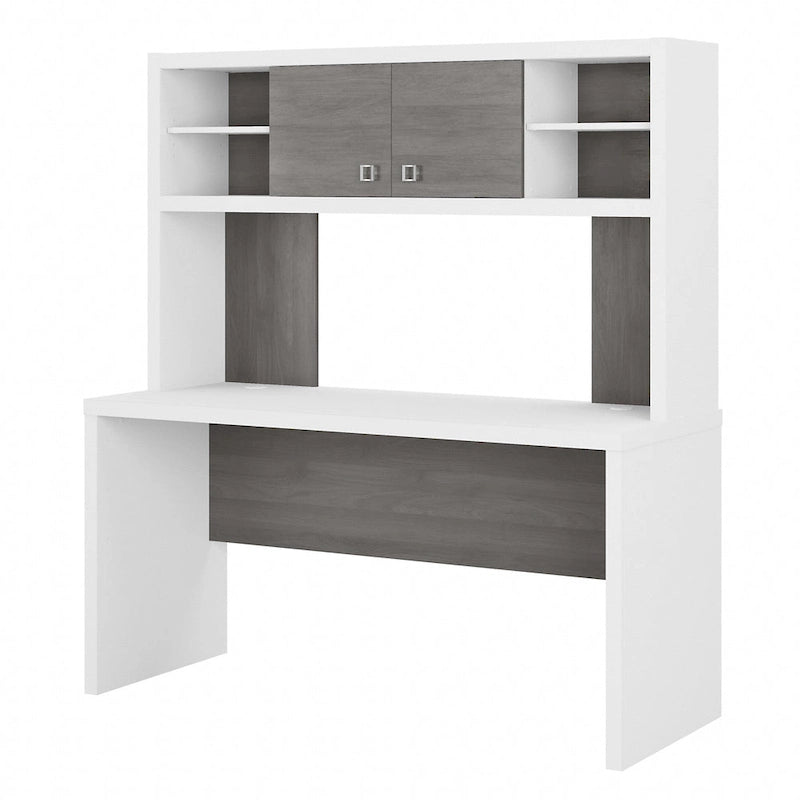 60" Credenza Desk with Hutch