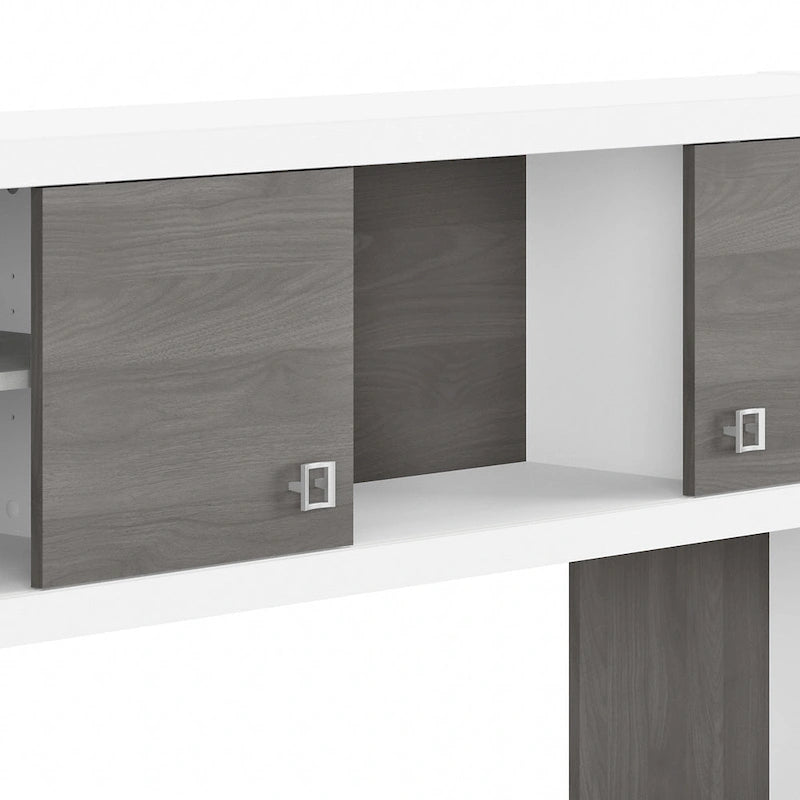 60" Credenza Desk with Hutch