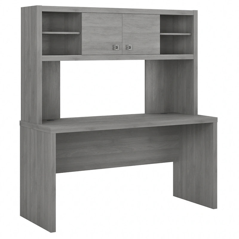 60" Credenza Desk with Hutch