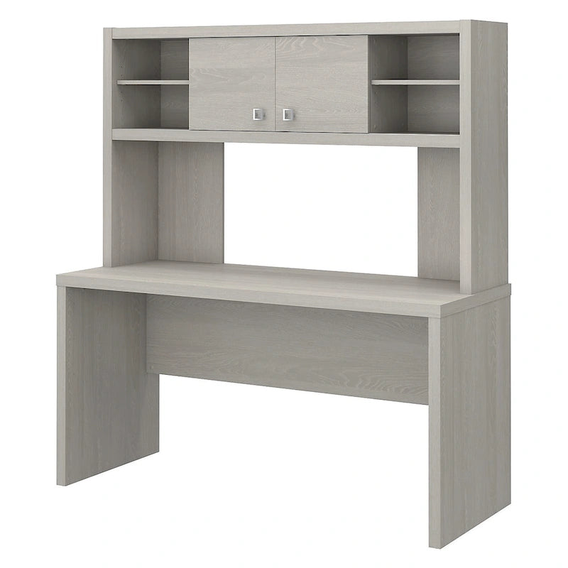 60" Credenza Desk with Hutch