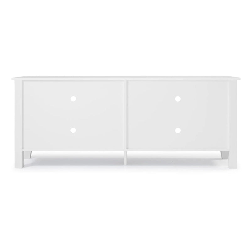 58-inch Modern TV Stand with 2 Adjustable Shelves, Fits TVs up to 65 Inches