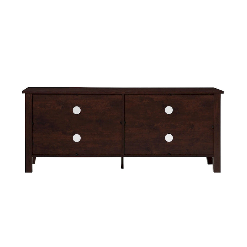 58-inch Modern TV Stand with 2 Adjustable Shelves, Fits TVs up to 65 Inches