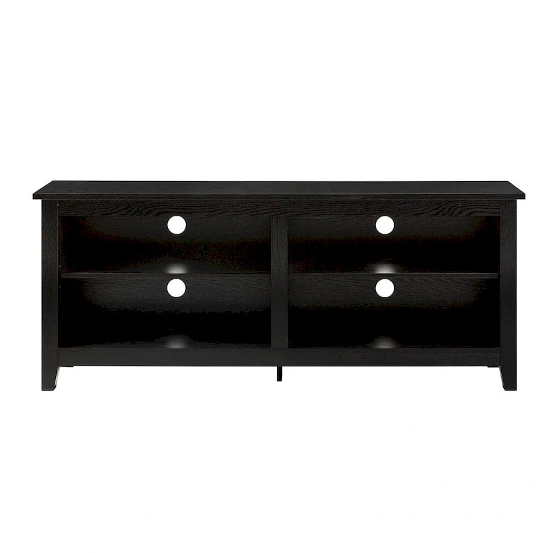 58-inch Modern TV Stand with 2 Adjustable Shelves, Fits TVs up to 65 Inches