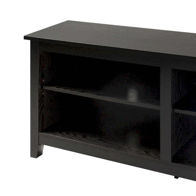 58-inch Modern TV Stand with 2 Adjustable Shelves, Fits TVs up to 65 Inches