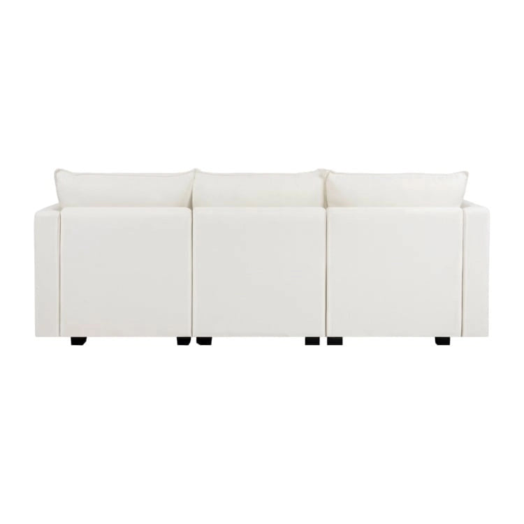 Convertible Modular Linen Sectional Sofa for Living Room, Apartment, and Office