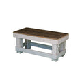 Reclaimed Wood Coffee Table with Distressed Finish