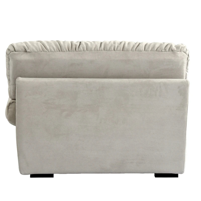 Cloud Loveseat Sofa with High-Density Foam and Down Fill, Removable Cover