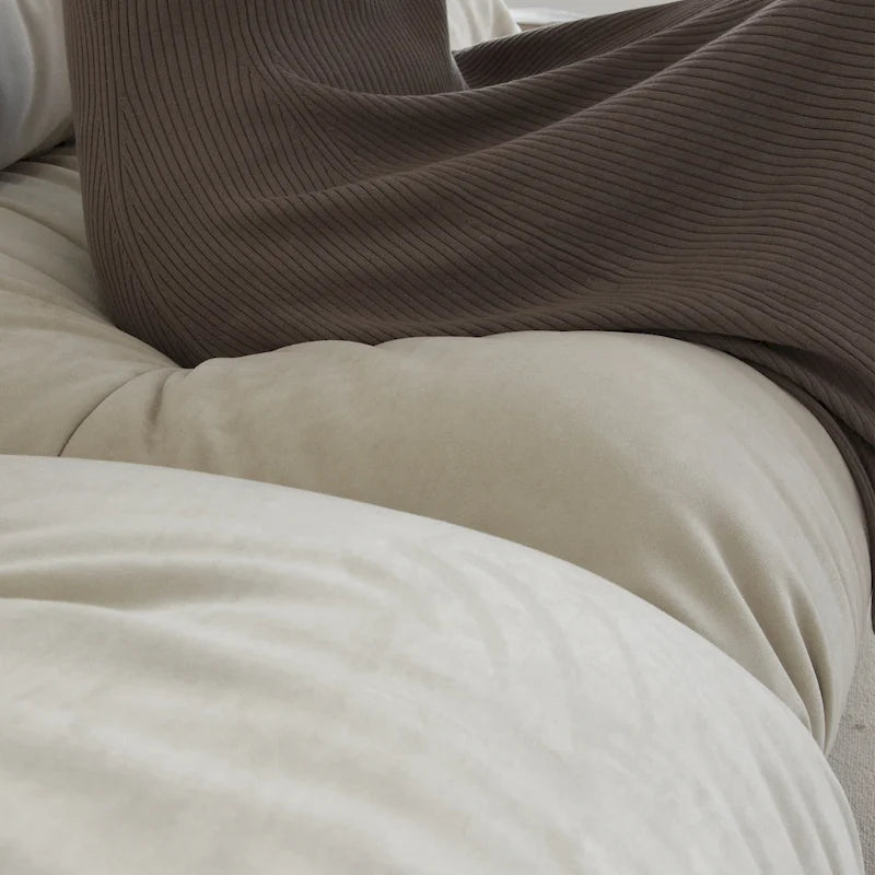 Cloud Loveseat Sofa with High-Density Foam and Down Fill, Removable Cover