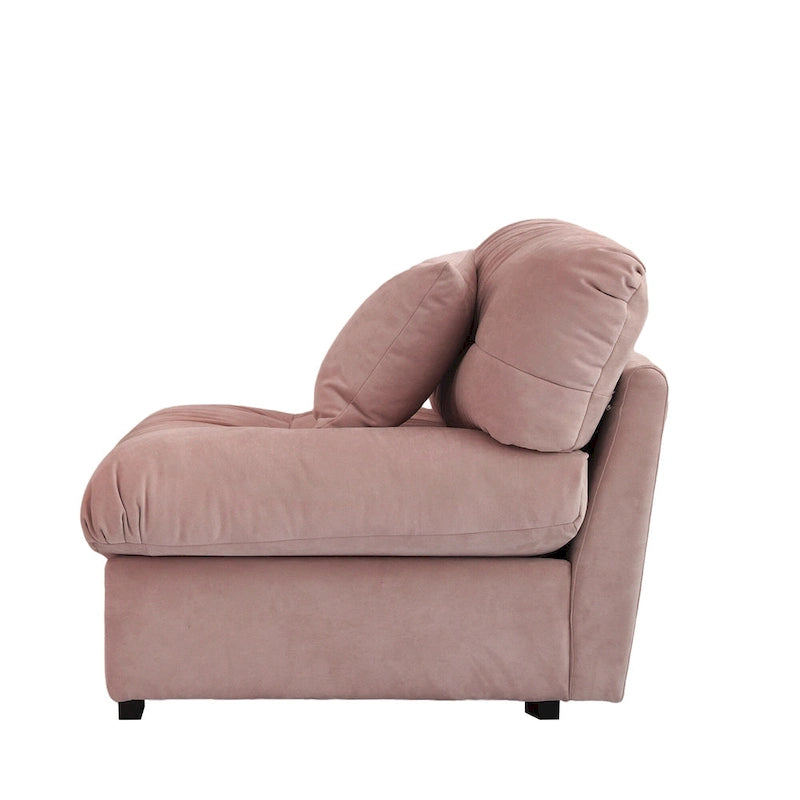 Cloud Loveseat Sofa with High-Density Foam and Down Fill, Removable Cover