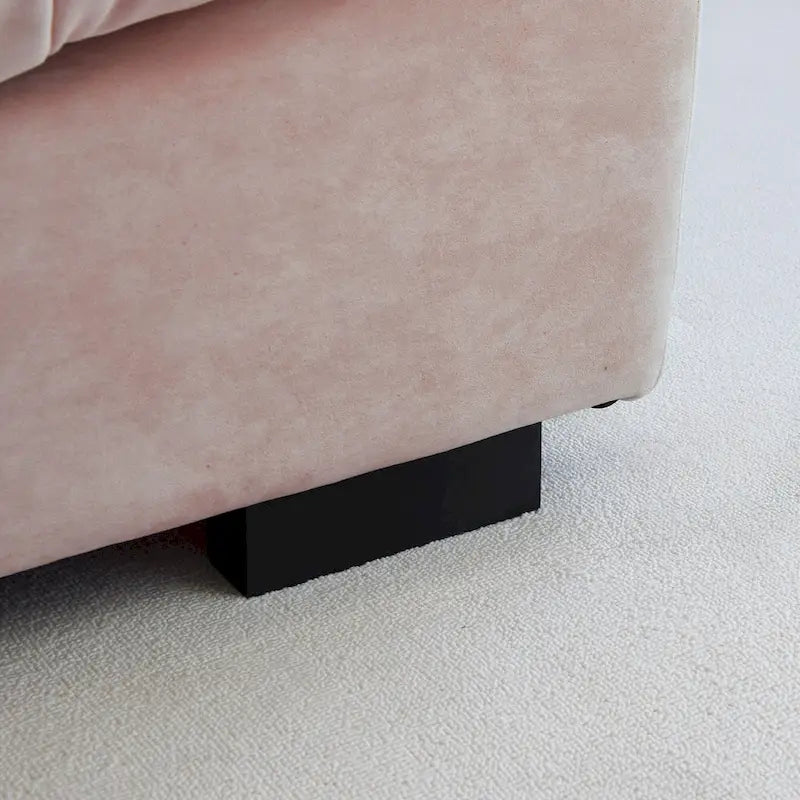 Cloud Loveseat Sofa with High-Density Foam and Down Fill, Removable Cover