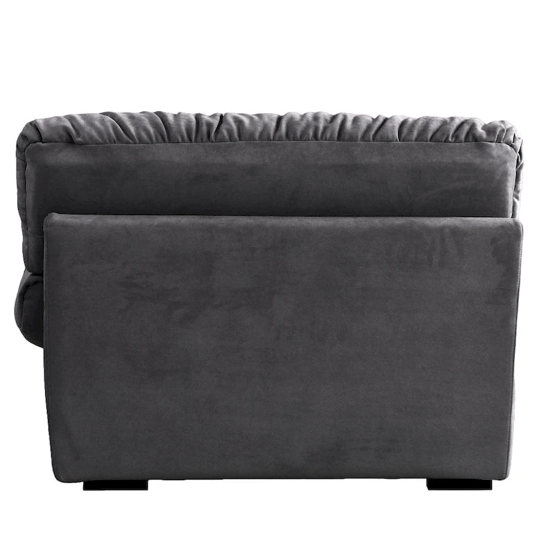 Cloud Loveseat Sofa with High-Density Foam and Down Fill, Removable Cover