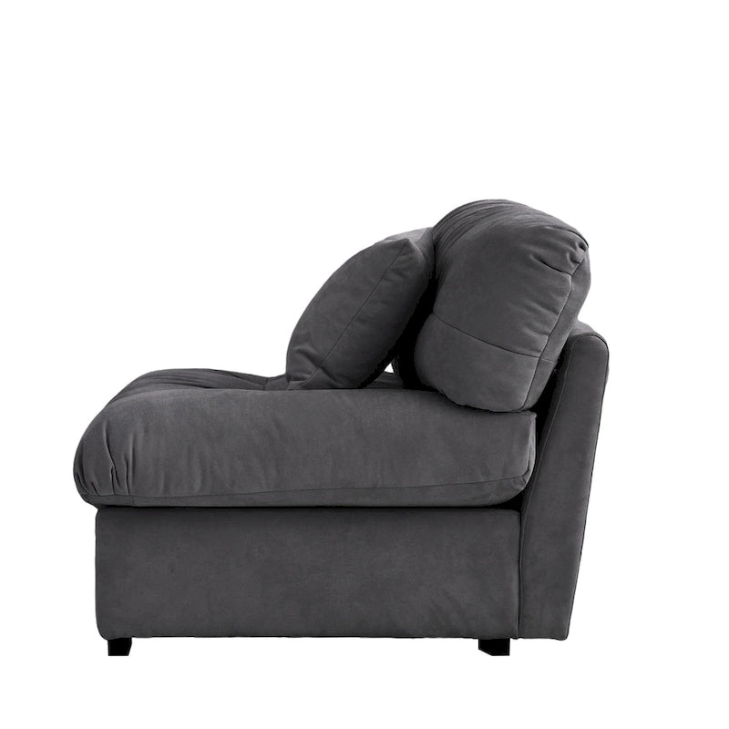 Cloud Loveseat Sofa with High-Density Foam and Down Fill, Removable Cover