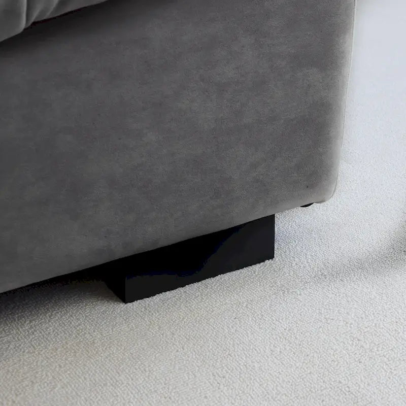 Cloud Loveseat Sofa with High-Density Foam and Down Fill, Removable Cover