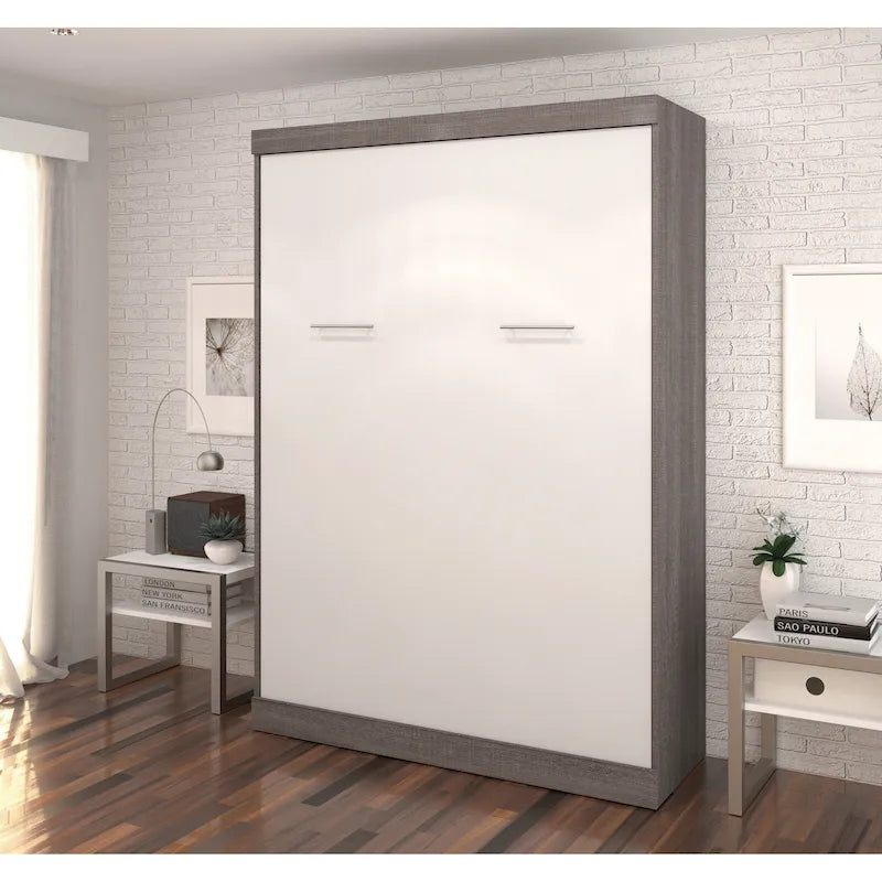 Full Murphy Wall Bed with Dual Piston System, 1000 lb Capacity, 10-Year Warranty