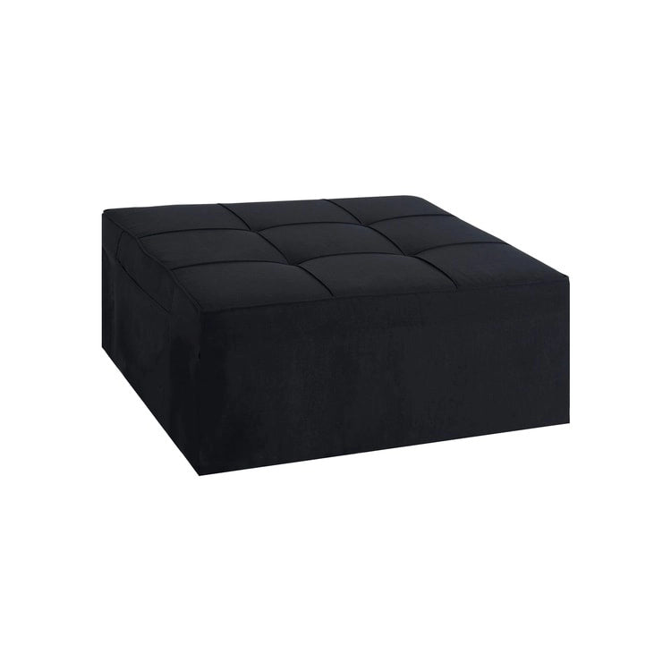 4-in-1 Convertible Sleeper Chair Ottoman Bed with Linen Fabric
