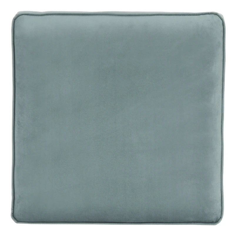 X-Bench Ottoman with Taupe Linen and Silver Nailhead Trim