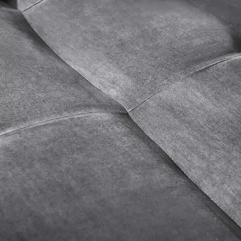 Steel Gray Mini Futon Sofa Bed