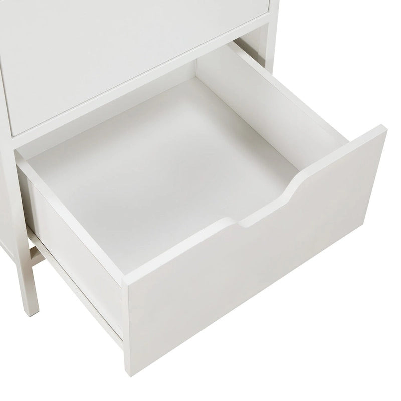 3-Drawer Accent Storage Cabinet with Steel Frame and Laminate Finish