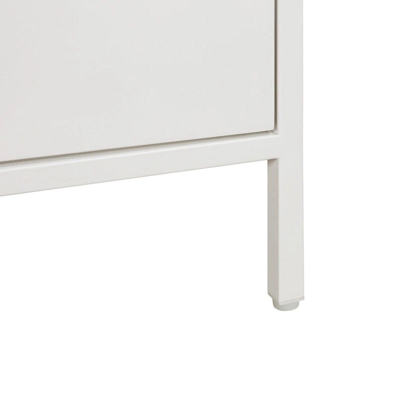 3-Drawer Accent Storage Cabinet with Steel Frame and Laminate Finish