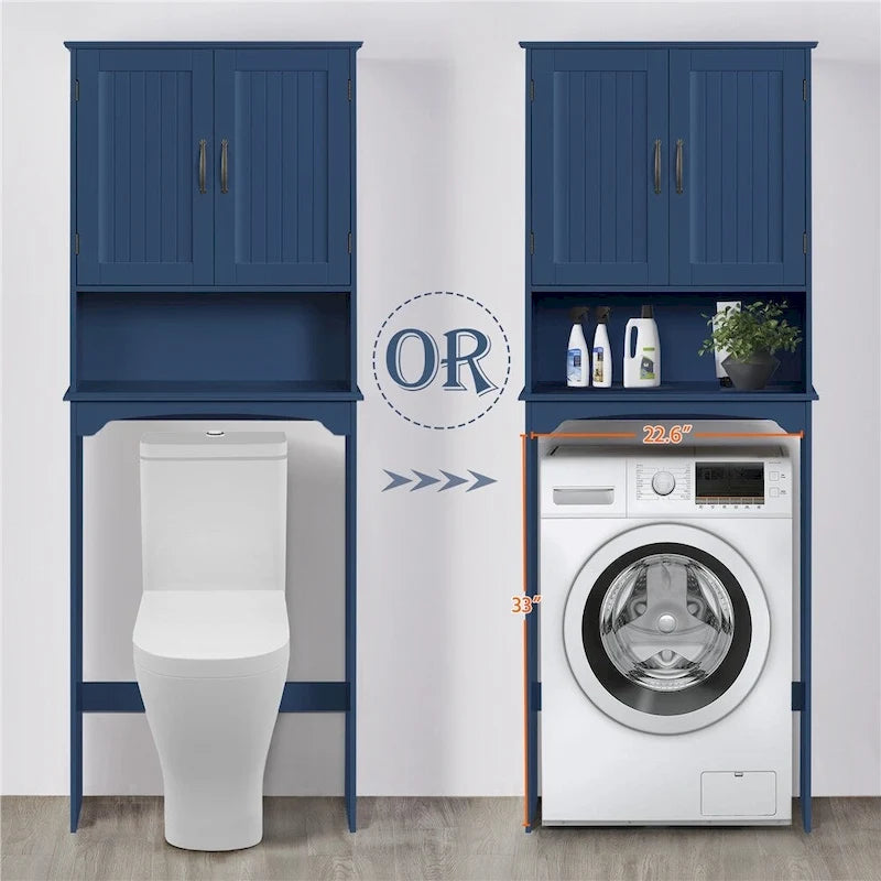 Over-the-Toilet Bathroom Storage Organizer with 3 Shelves