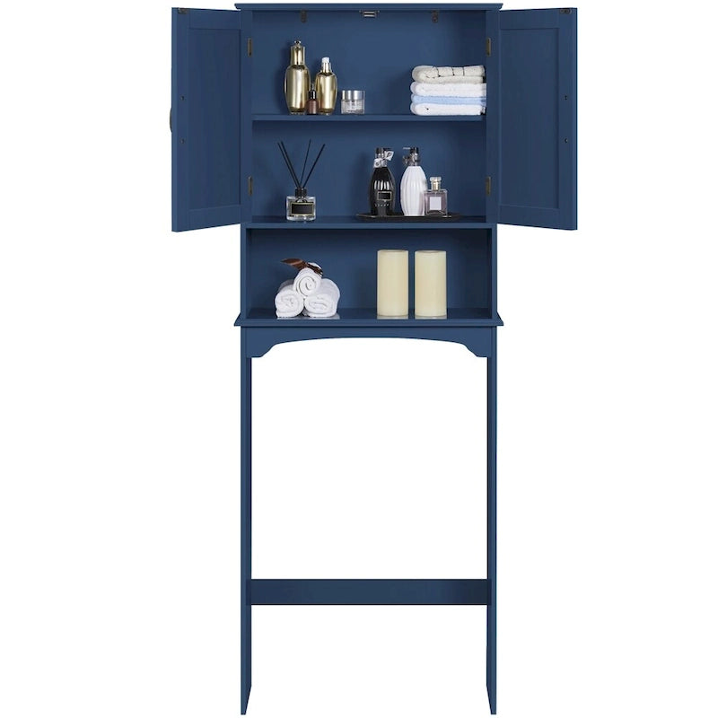 Over-the-Toilet Bathroom Storage Organizer with 3 Shelves